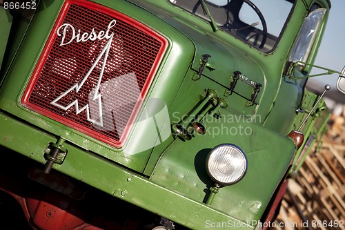 Image of Old green Truck