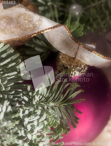 Image of Christmas bauble Advent decoration