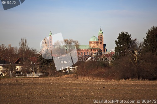 Image of View towards Speyer and the Cathedral