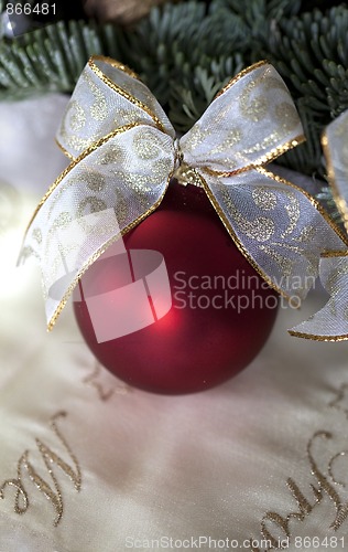 Image of Christmas bauble Advent decoration