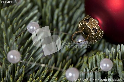 Image of Christmas bauble Advent decoration