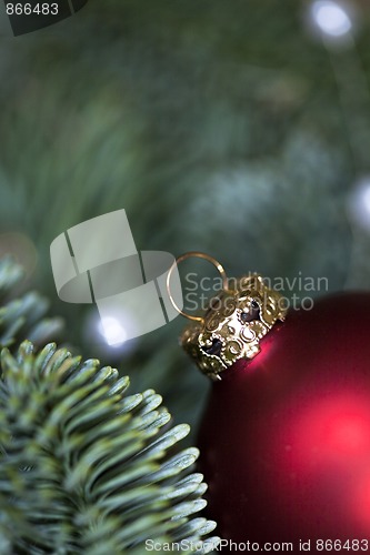 Image of Christmas bauble Advent decoration