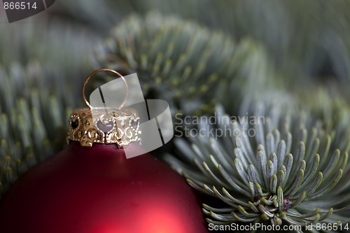 Image of Christmas bauble Advent decoration