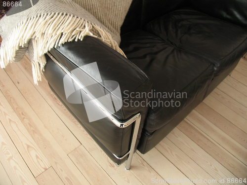 Image of Black sofa