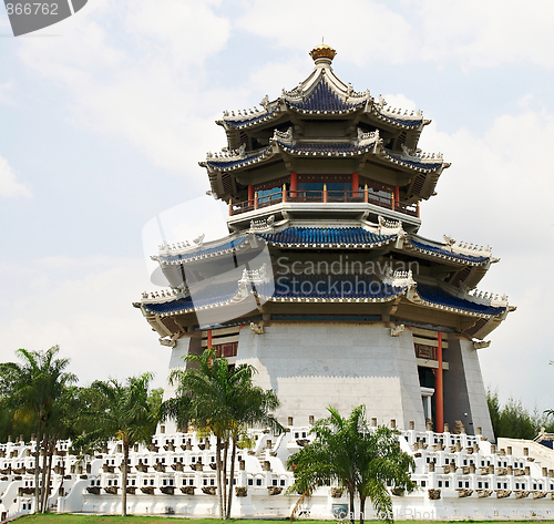 Image of Pagoda. Traditional Chinese Temple