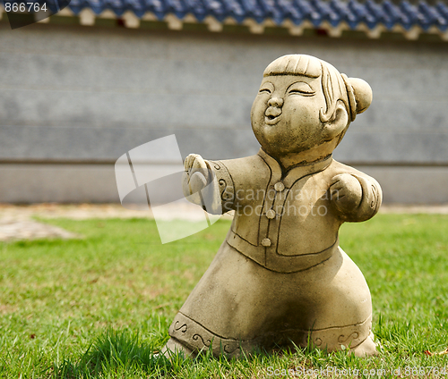 Image of Funny traditional Thai garden sculpture