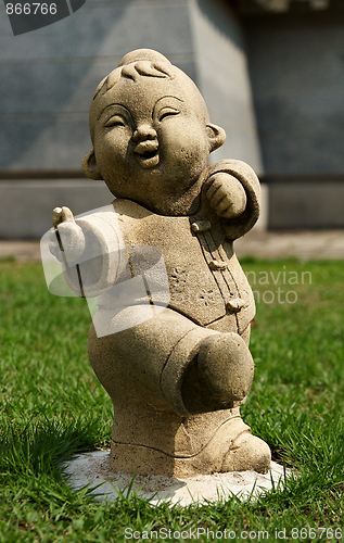 Image of Funny traditional Thai garden sculpture