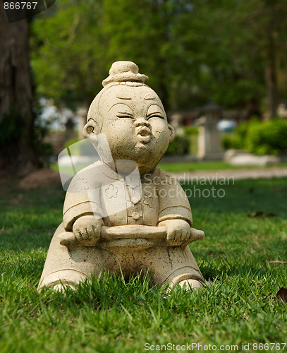 Image of Funny traditional Thai garden sculpture