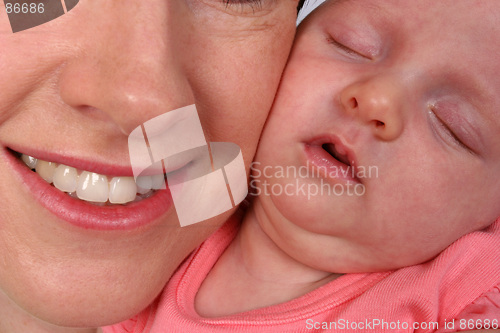 Image of Closeup of newborn Baby