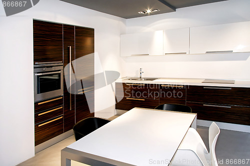Image of Wooden kitchen