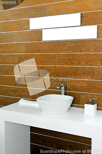 Image of Wooden lavatory