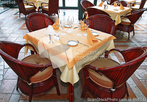 Image of Restaurant table