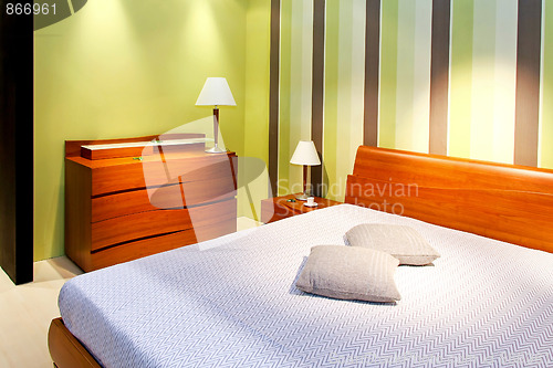 Image of Bedroom green line