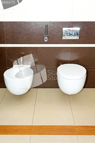 Image of Brown toilet