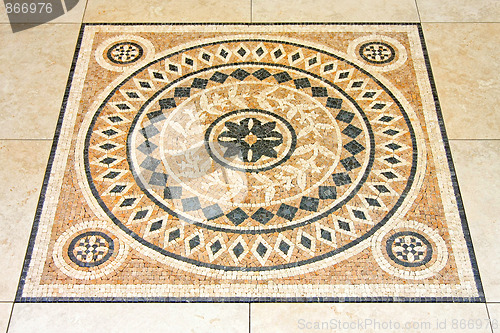 Image of Floor mosaic