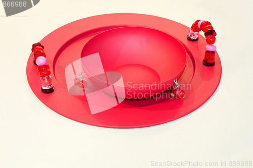 Image of Red tray