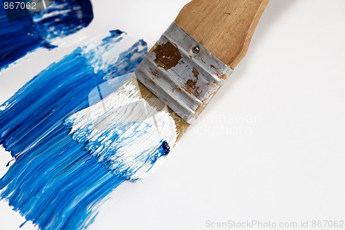 Image of Brush with Acryl Color
