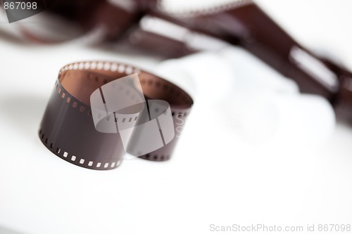 Image of Old camera film strip