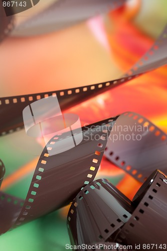 Image of Old camera film strip