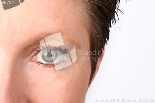 Image of Half a face.