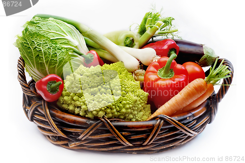 Image of Vegetables in the basket