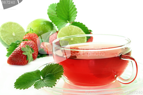 Image of Strawberry-lime tea