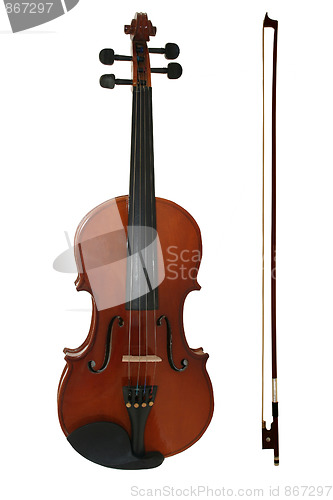 Image of Violin with bow