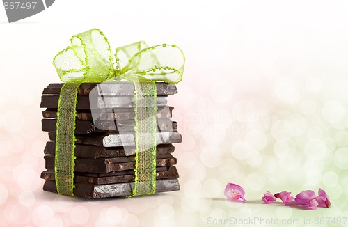 Image of Stack of Chocolate