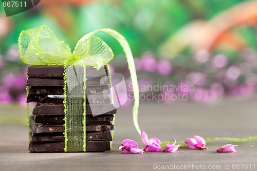 Image of Stack of Chocolate
