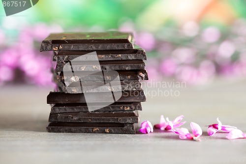 Image of Stack of Chocolate
