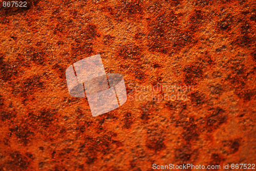 Image of rusty plate