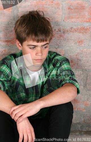 Image of Serious Teen