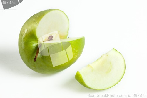 Image of Green Apple isolated on white