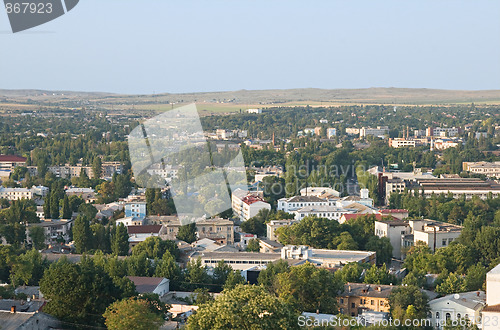 Image of Roofs of a small town