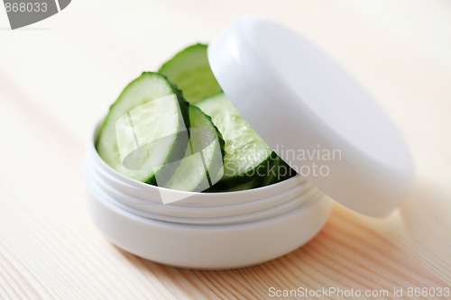 Image of cucumber face cream