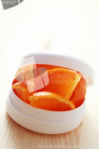 Image of orange face cream