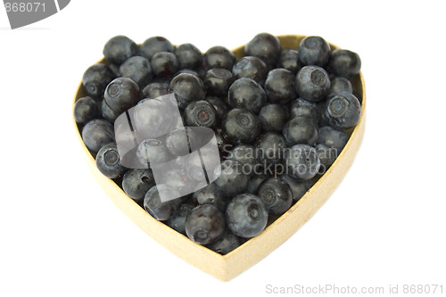 Image of Blueberry heart