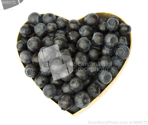 Image of Blueberry heart