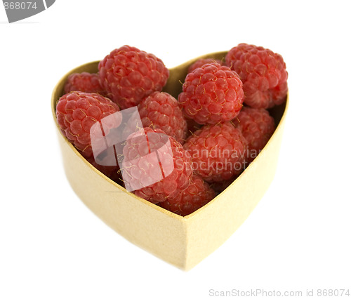 Image of Raspberry heart
