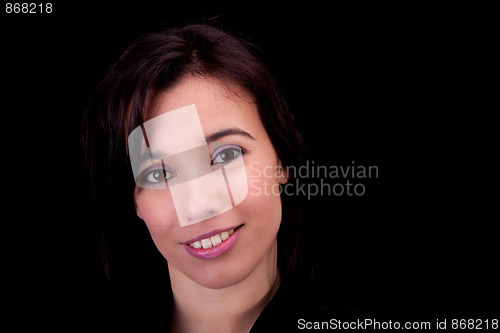 Image of Beautiful Woman Smiling