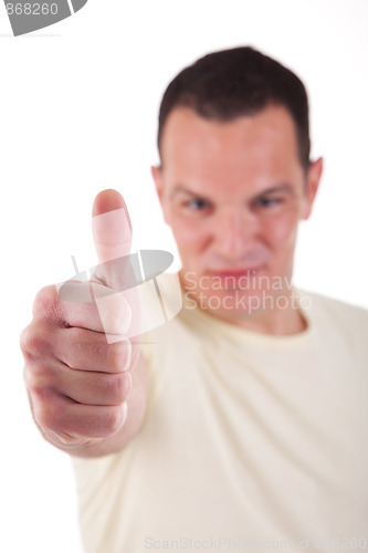 Image of men with thumbs up hand sign