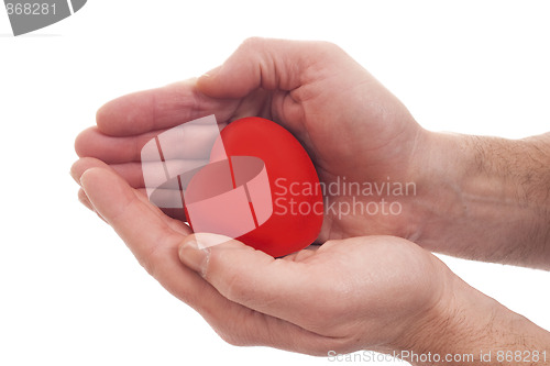 Image of Valentines - red heart in hands