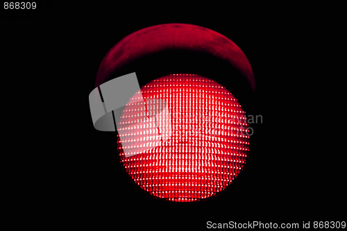 Image of red traffic light