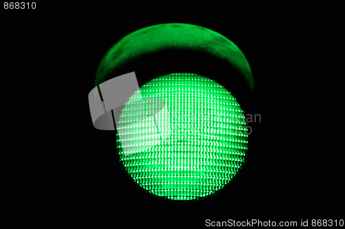 Image of green traffic light