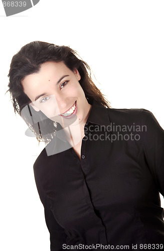 Image of Beautiful Woman Smiling