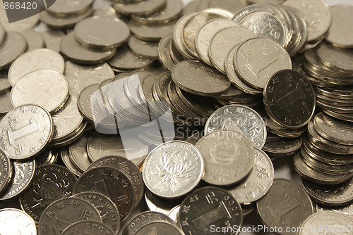 Image of A pile of Chinese Coins