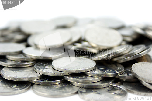 Image of A pile of Chinese Coins