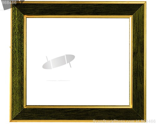 Image of Gold-rimmed wooden frame