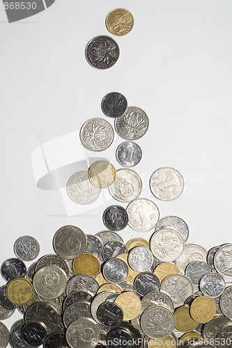 Image of A pile of coins 