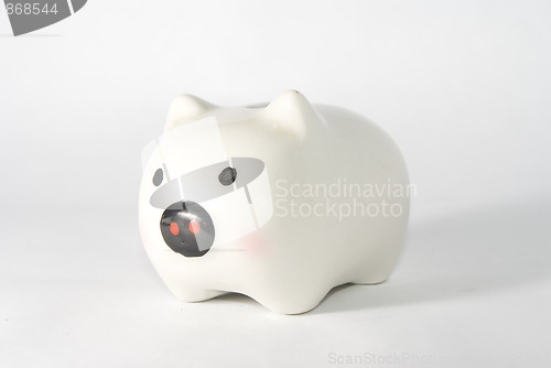Image of white piggy bank